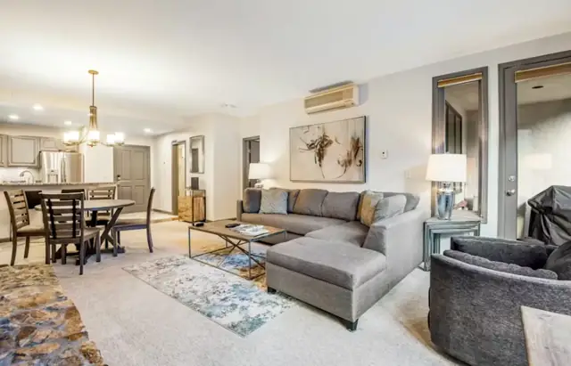 Living room in Arrowhead Beaver Creek walk-to-ski condo
